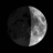 Waxing Gibbous, Moon at 7 days in cycle Waxing Gibbous, Moon at 7 days in cycle
