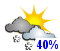 Possibilit d'averses de neige (40%)